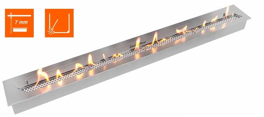 SteelHeat WALL LONG 1500 черный напольный биокамин