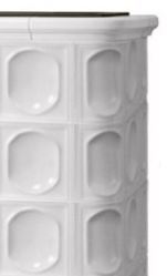 ABX Kaledonie KPI перламутр дровяная печь