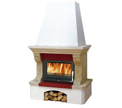 ABX Oxford klasik BD (7 кВт в воду,8 кВт в воздух) готовый дровяной каминокомплект