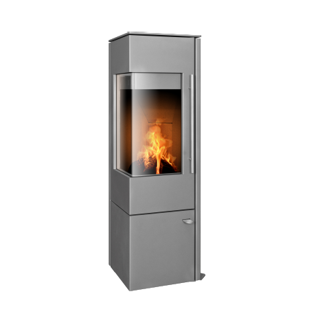 ABX Polar Kansas XL черная сталь дровяная печь