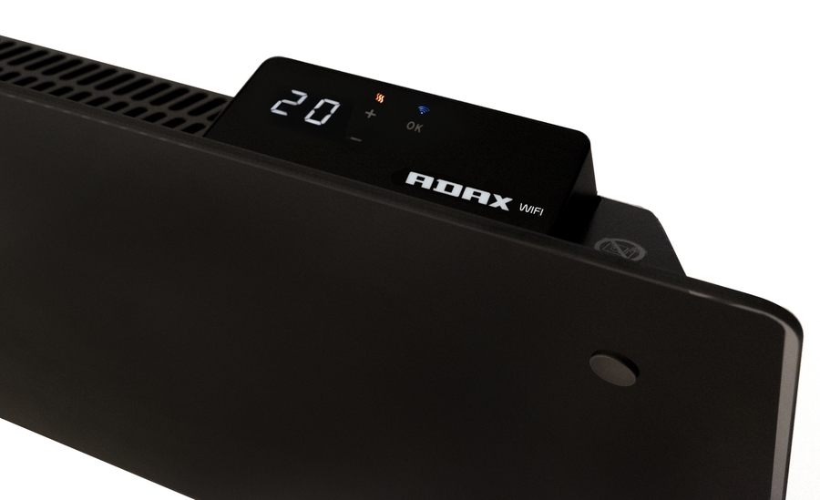 ADAX 800Вт CLEA WIFI - высота 340 мм Black WiFi конвектор электрический