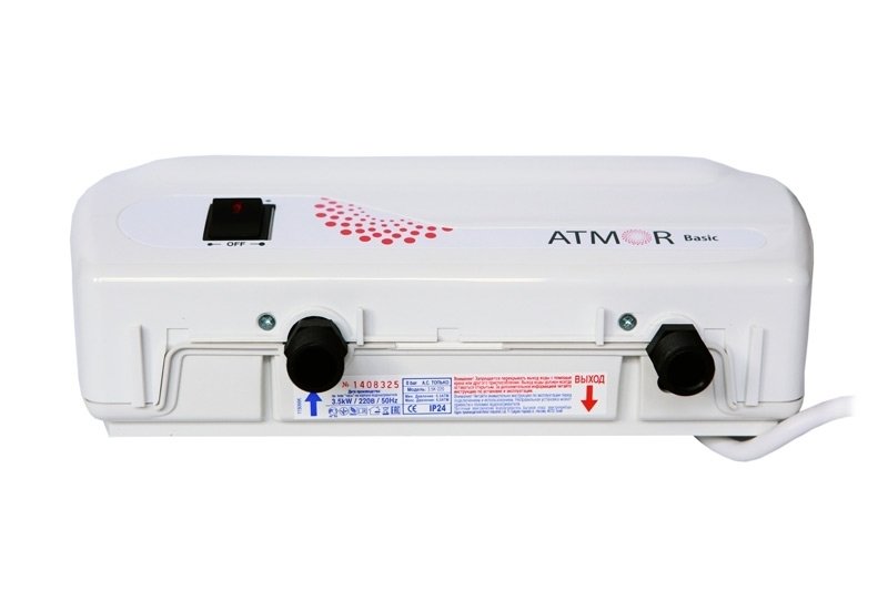 Atmor Basic 3500 Душ маленький проточный водонагреватель 3,5 кВт