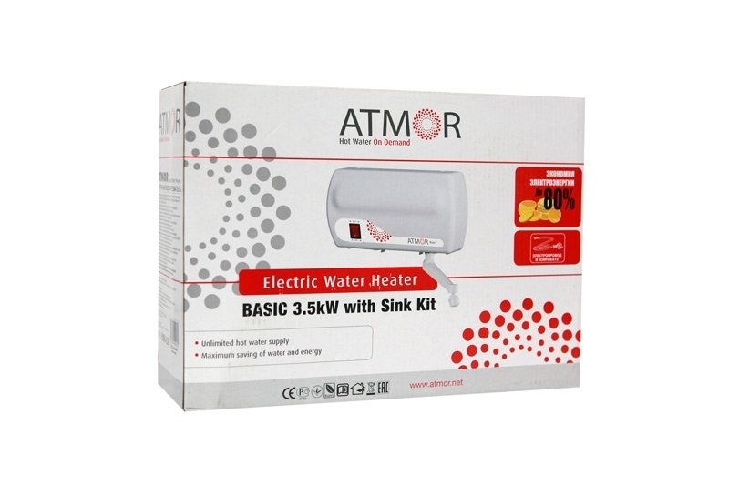 Atmor Basic 3500 кухня для кухни проточный водонагреватель 3,5 кВт