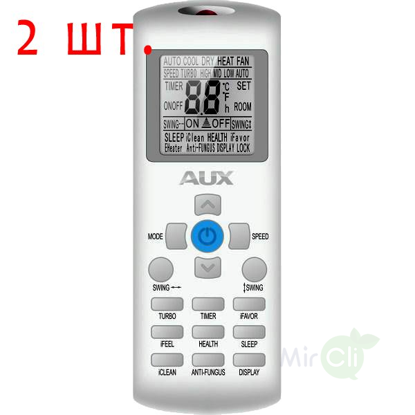 AUX AM2-H18/4DR1B/AMWM-H07\4R1*2шт мульти сплит-система на 2 комнаты