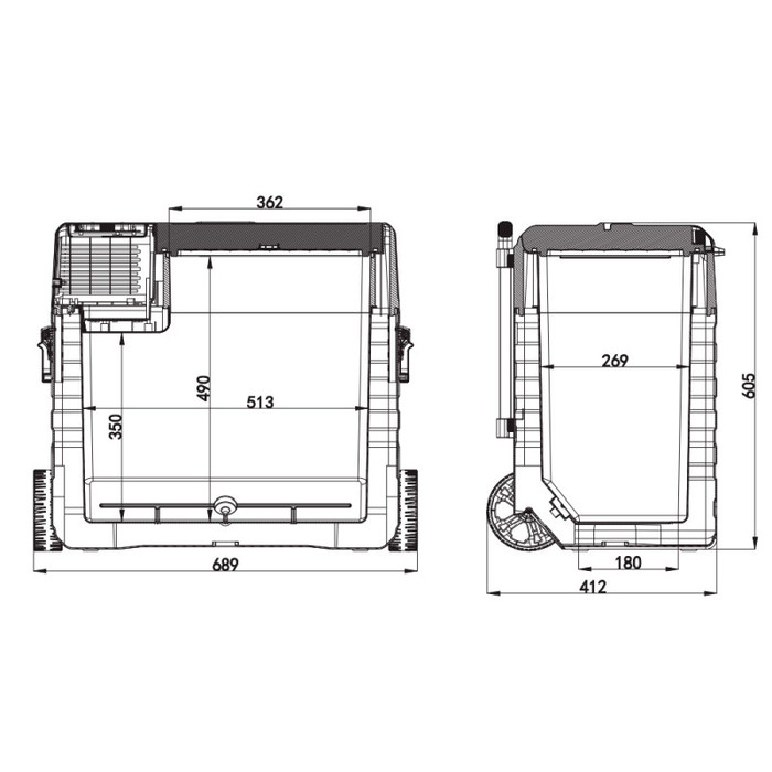 Alpicool NX62 компрессорный автохолодильник