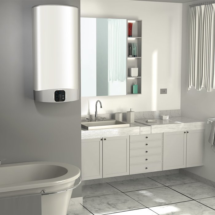 Ariston ABS VLS EVO INOX QH 100 для установки в ванной водонагреватель из нержавеющей стали