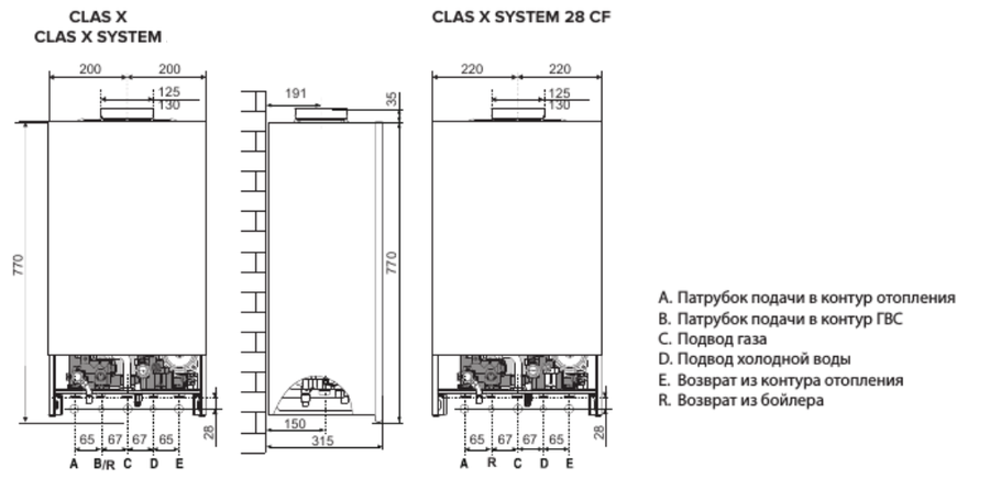 Ariston CLAS X SYSTEM 15 CF NG (RU) настенный газовый котел