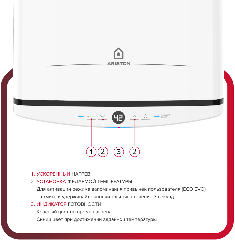 Ariston VELIS TECH ABSE DRY 50 электрический накопительный водонагреватель