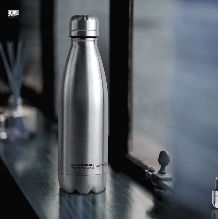 Asobu Central park стальная (SBV17 silver) термобутылка