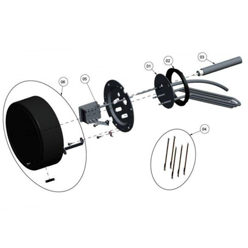 Atlantic Electric Kit 5kW (для Corhydro всех объемов, для Corflow 1000 и 1500) (029405) электронагреватель