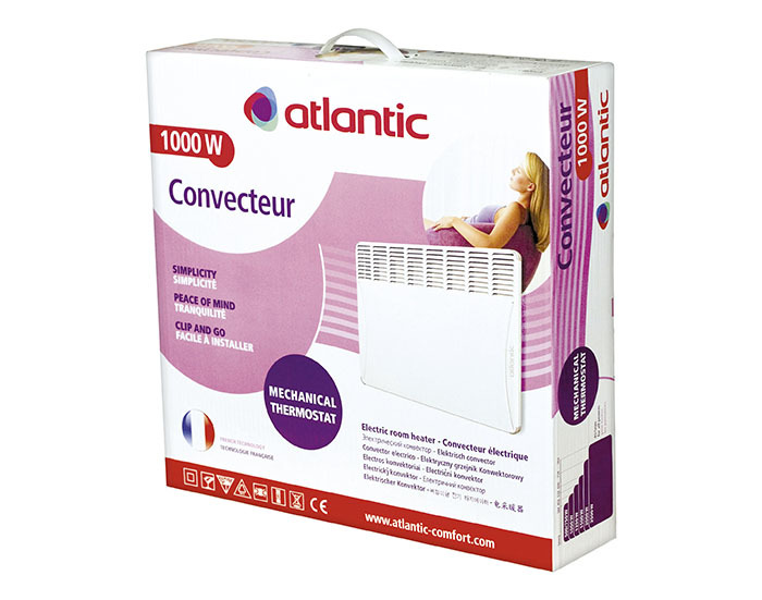 Atlantic F17 ESSENTIAL 1000W PLUG (513711) механическое управление конвектор 1000