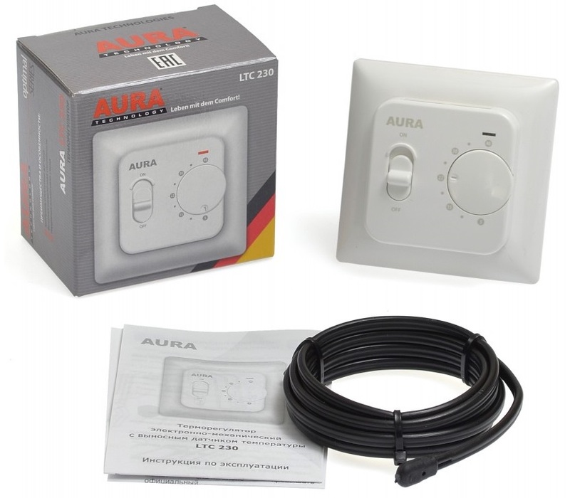 Aura LTC, 230 (white) терморегулятор для теплого пола