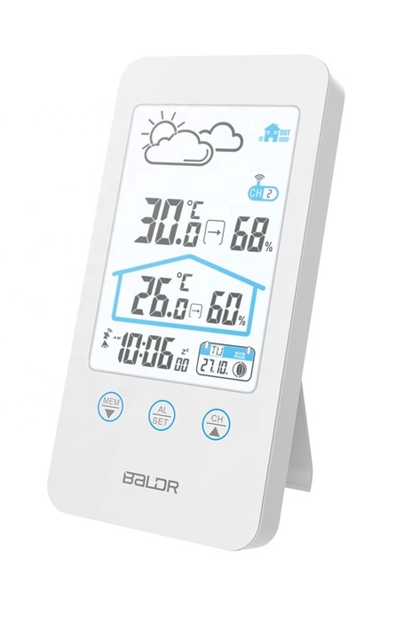 BALDR B0201WST2H2 (белый) цифровая метеостанция