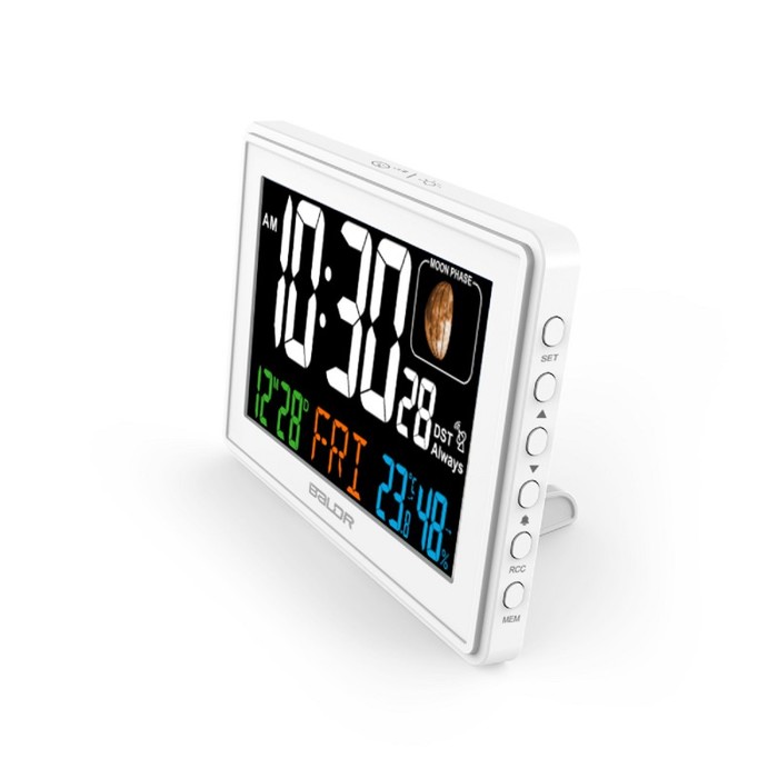 BALDR B0359STHR (белый) цифровая метеостанция