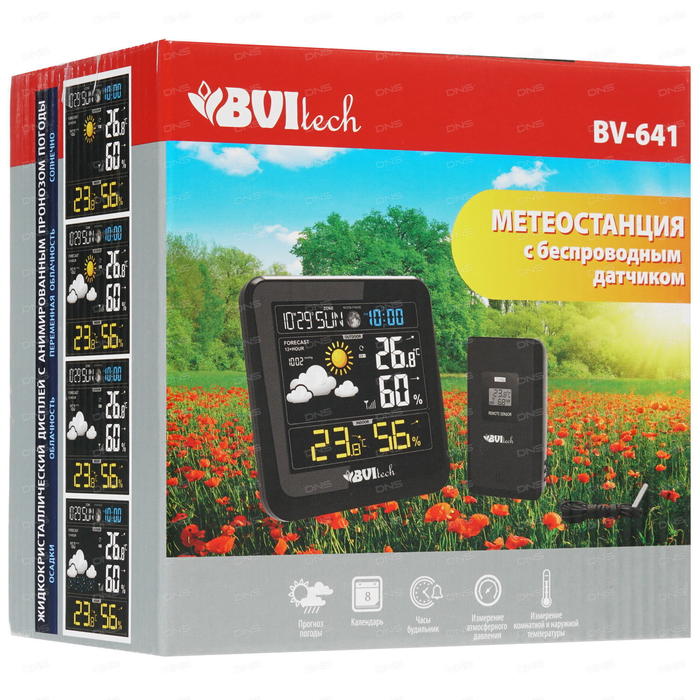 BVItech BV-641 цифровая метеостанция