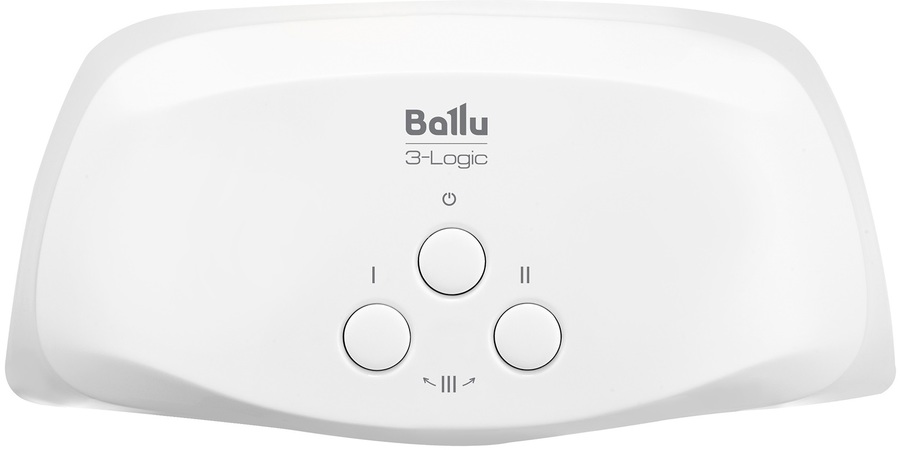 Ballu 3-logic TS (3,5 kW) - кран+душ электрический проточный водонагреватель 3,5 кВт