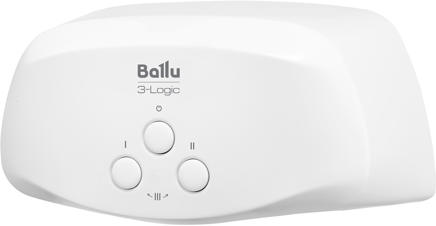 Ballu 3-logic TS (3,5 kW) - кран+душ электрический проточный водонагреватель 3,5 кВт