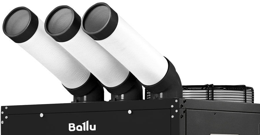 Ballu BGK8E с комплектом воздухоотводов промышленный мобильный кондиционер