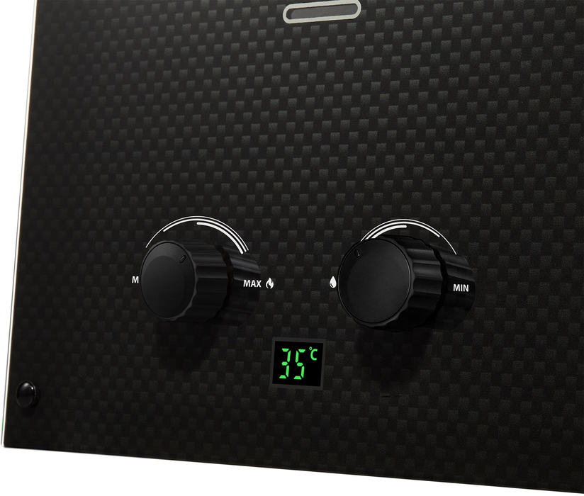 Ballu GWH 10 Fiery Glass Carbon газовый проточный водонагреватель