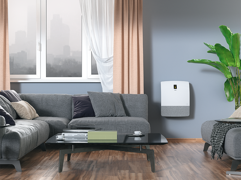 Ballu ONEAIR ASP-200P с Яндекс Станцией бытовая приточная вентиляционная установка