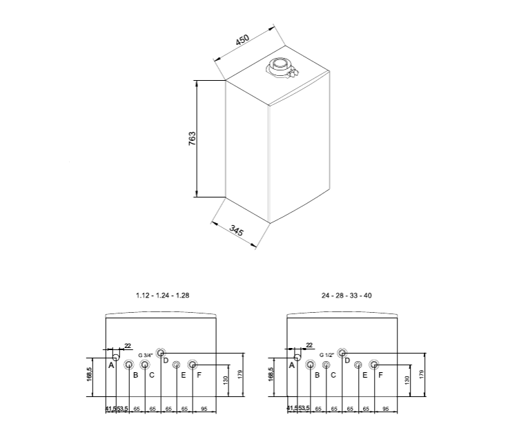 Baxi LUNA DUO-TEC+ 40 GA настенный газовый котел