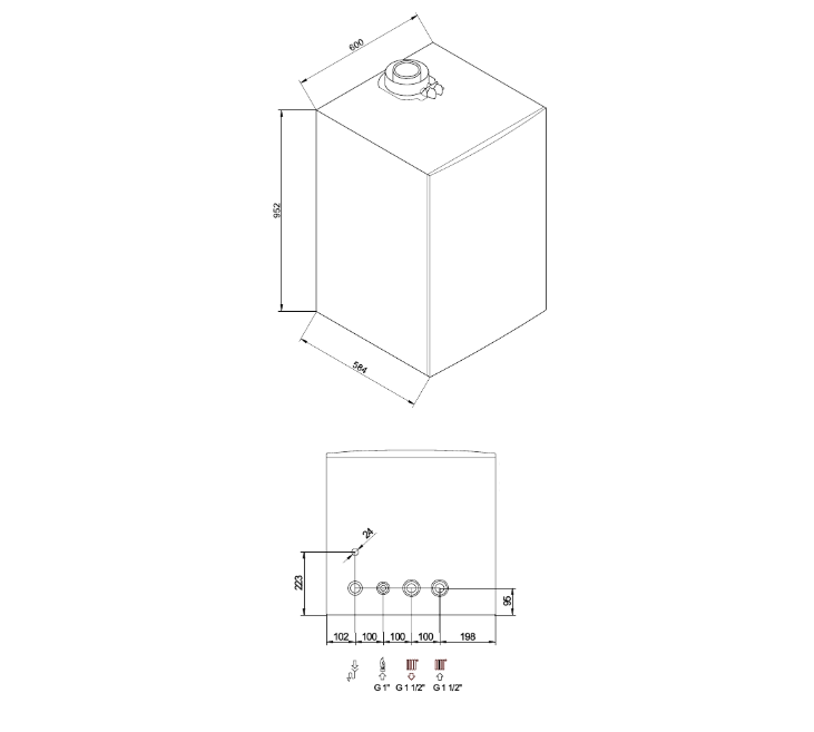 Baxi LUNA DUO-TEC MP 1.110 настенный газовый котел
