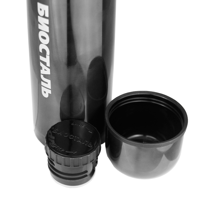 Biostal (1 литр) вороненая сталь (NB-1000V) термос