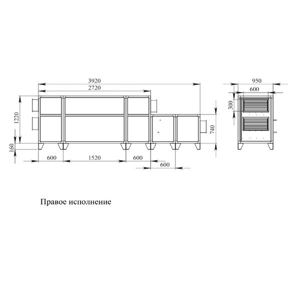 Breezart 3700 Lux RP F PB 15-380 приточно-вытяжная установка