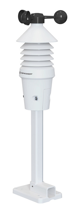 Bresser 3 в 1 Wi-Fi с датчиком ветра и цветным дисплеем (75701) цифровая метеостанция