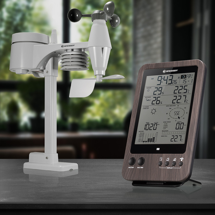 Bresser "5 в 1" WTW (75698) цифровая метеостанция