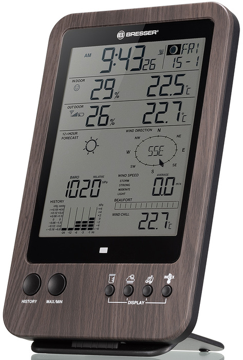 Bresser "5 в 1" WTW (75698) цифровая метеостанция
