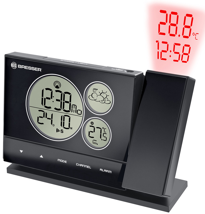 Bresser BF-PRO с проектором, черная (74552) цифровая метеостанция