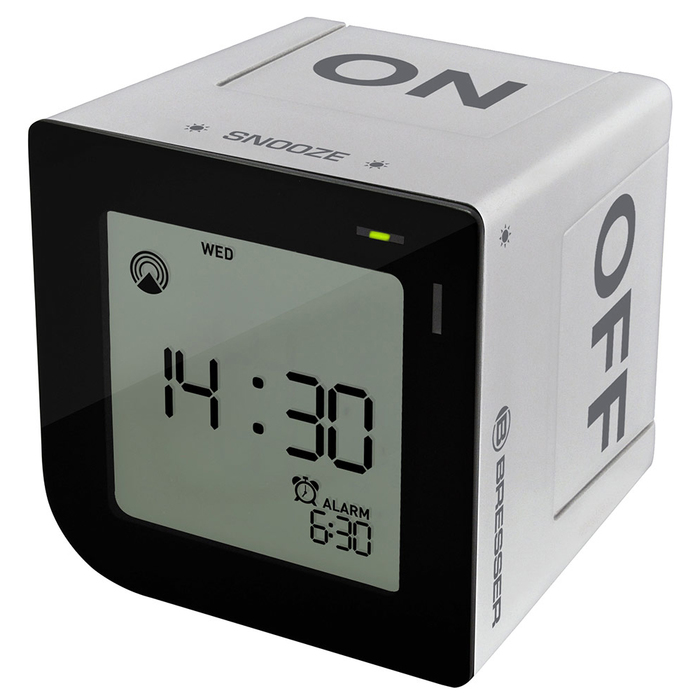 Bresser FlipMe Alarm Clock (серебристые) проекционные часы