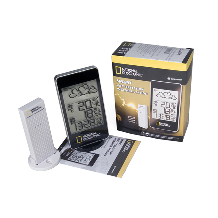 Bresser National Geographic с одним экраном (51461) цифровая метеостанция