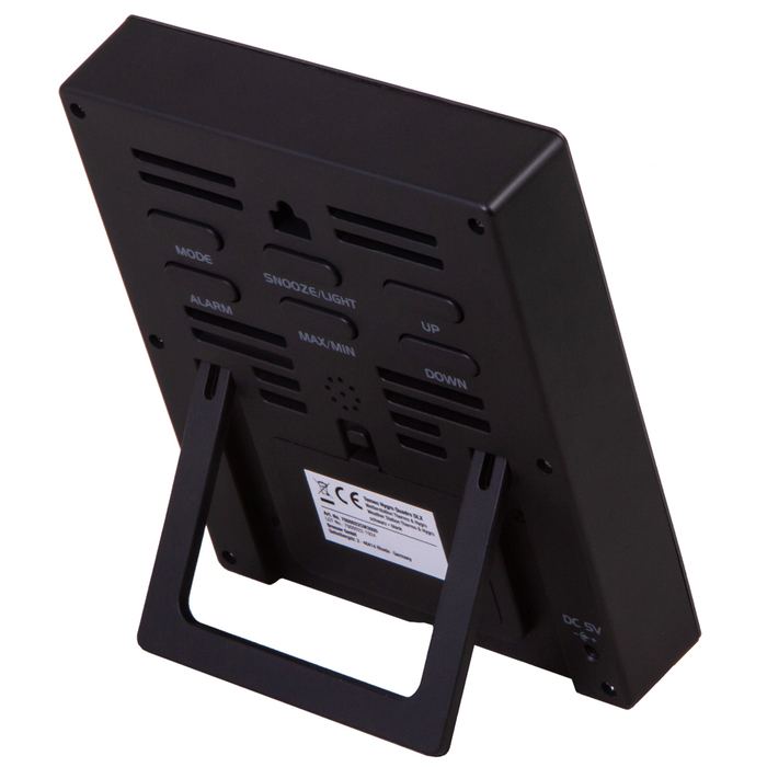 Bresser Temeo Hygro Quadro DLX с тремя датчиками (черная) (74645) цифровая метеостанция