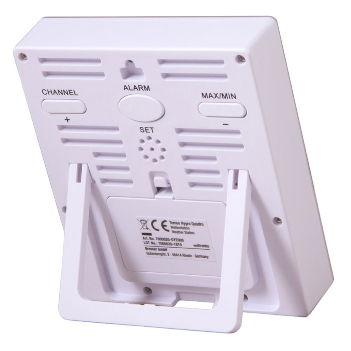 Bresser Temeo Hygro Quadro (белая) (73258) цифровая метеостанция