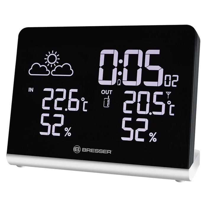Bresser Temeo TB с радиоуправлением (73273) цифровая метеостанция