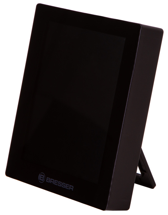 Bresser ClimaTemp Hygro Quadro с тремя датчиками, черная (77031) цифровая метеостанция