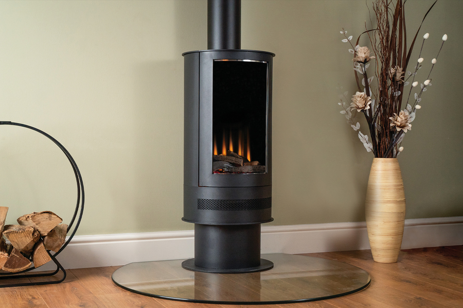 British Fires Ashurst Barrel Stove каминная печь