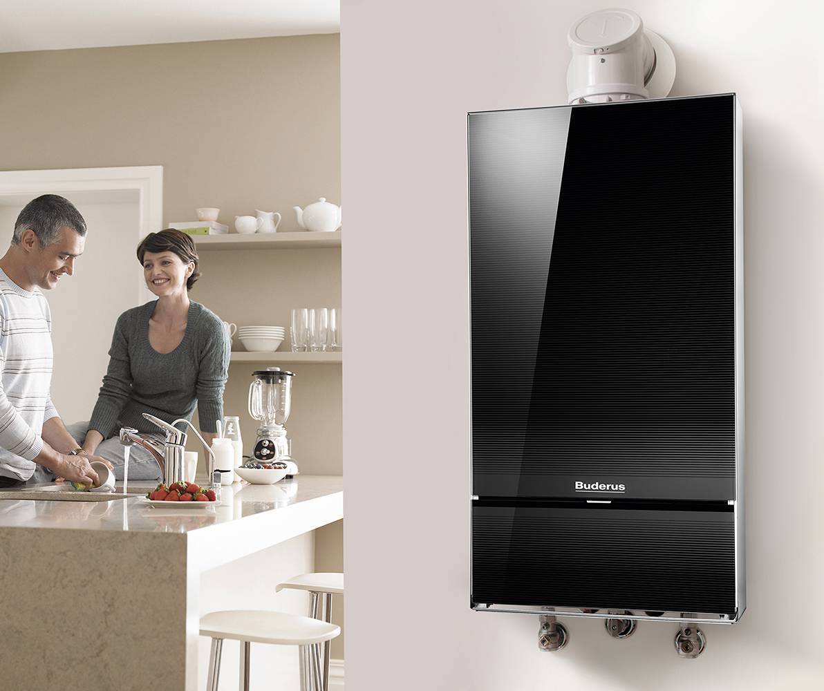Buderus Logamax plus GB172-35 i H (черный) настенный газовый котел