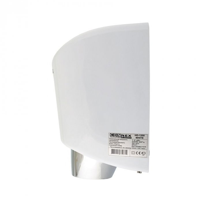 CONNEX HD-1200 WHITE в туалет электрическая сушилка для рук