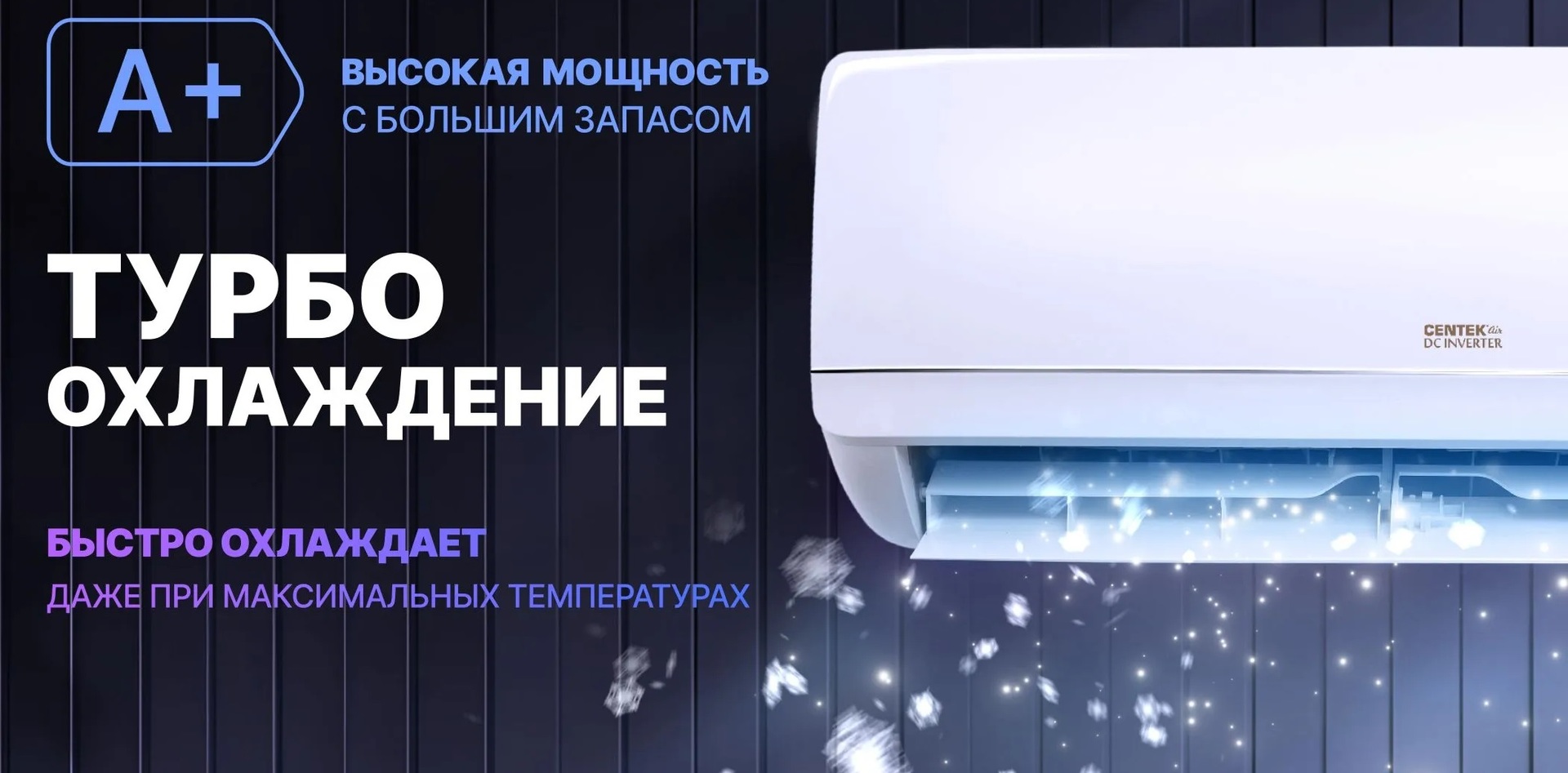 Centek CT-65ADC12 настенный кондиционер