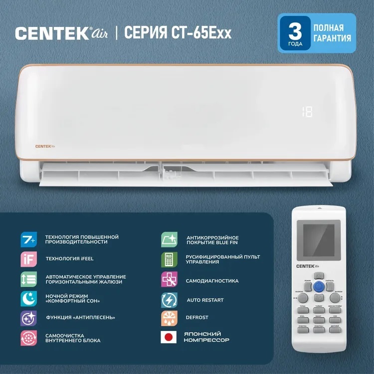 Centek CT-65E12 настенный кондиционер
