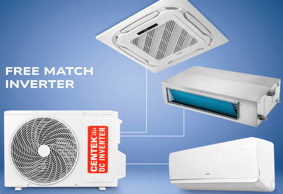 Centek Free Match CT-66AM4-H36/4DR3C внешний блок мульти сплит-системы на 4 комнаты