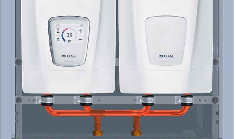 Clage DSX Touch Twin электрический проточный водонагреватель 18 кВт