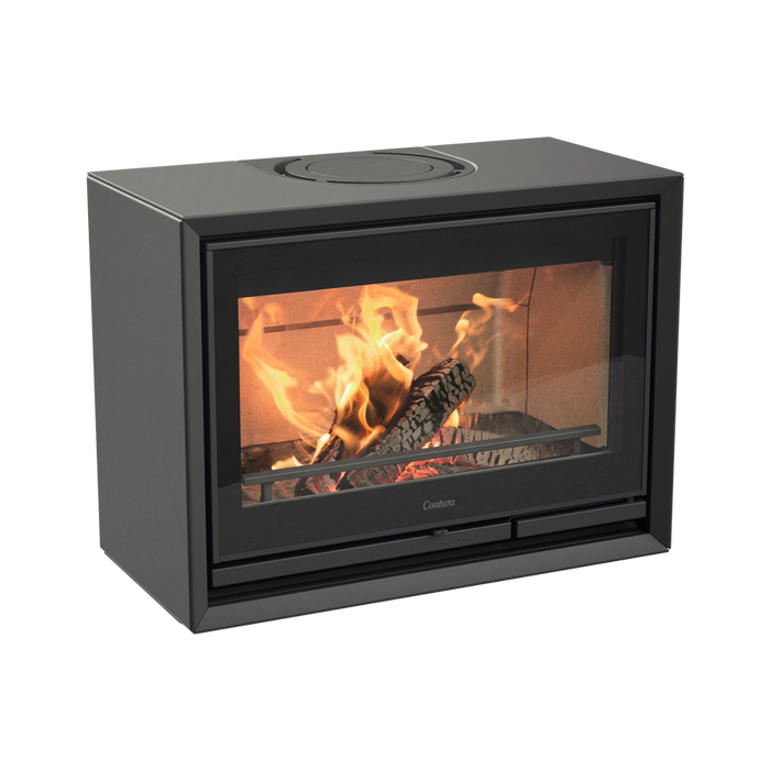Contura 330G, стеклянная дверца, черный печь-камин