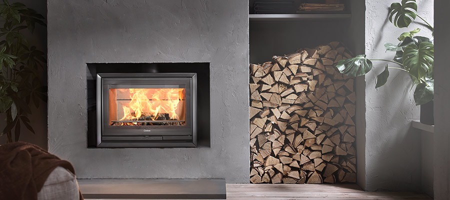 Contura 330G, стеклянная дверца, черный печь-камин