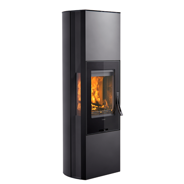 Contura 35G высокий, стеклянная дверца, черный печь-камин