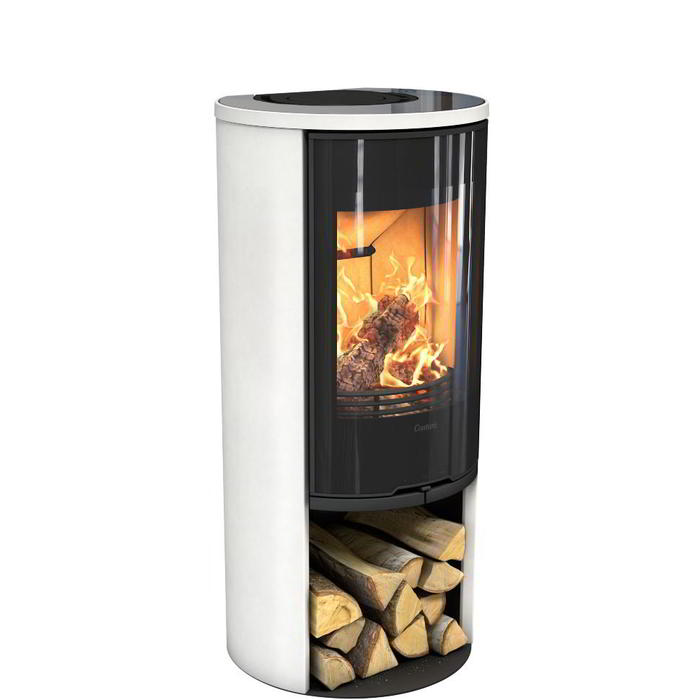 Contura 510G:2 Style, стеклянная дверца, белый печь-камин