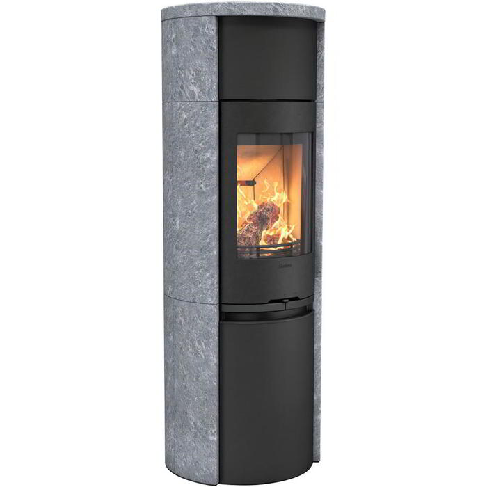 Contura 590T Style, чугунная дверца, черный печь-камин
